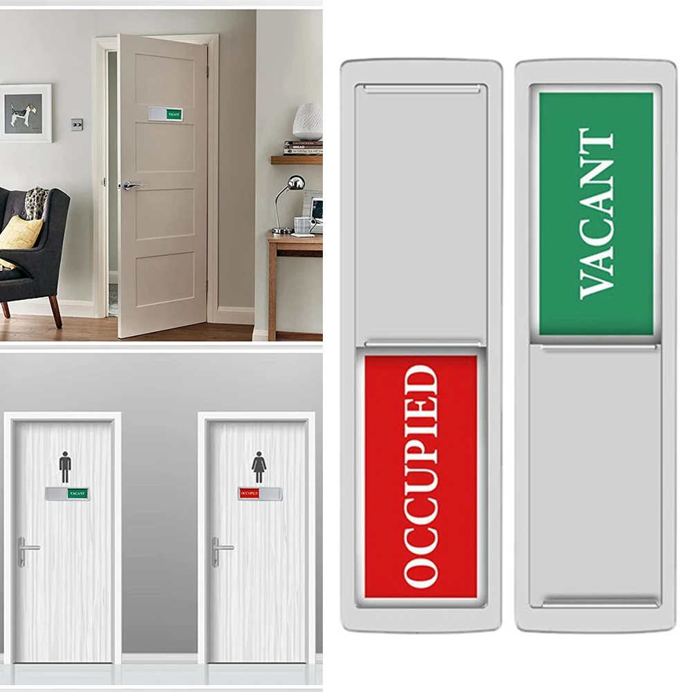 Sign Door Privacy Occupied Vacant Sign Slider Number Sign Disturb Indicator For Home Office Bathroom Meeting Hotel Hospital