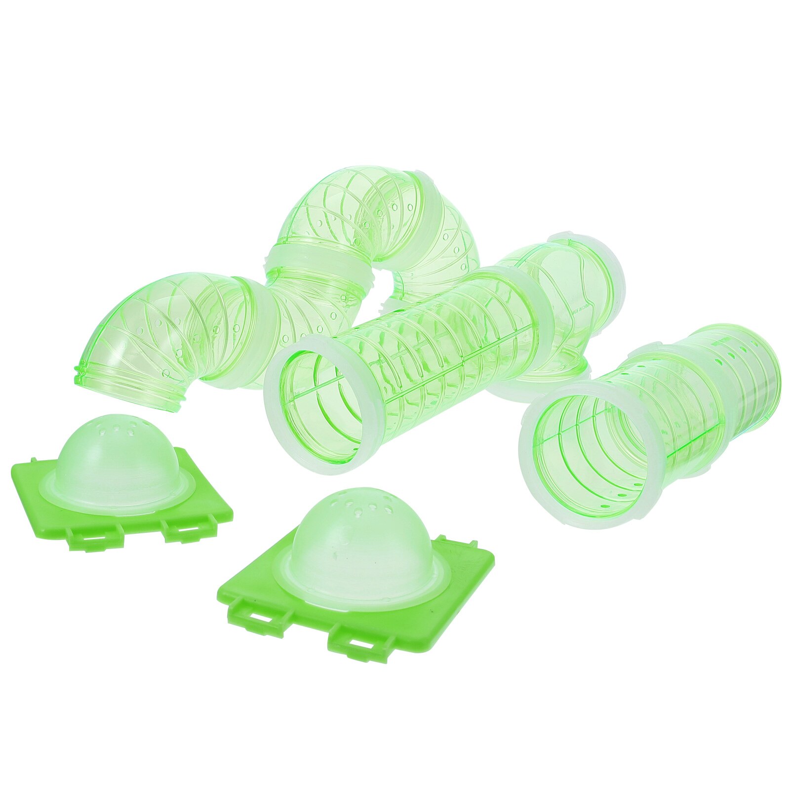 2 Sets Hamster Tubes Connection Plates Adventure External Pipe DIY Connection Tunnel