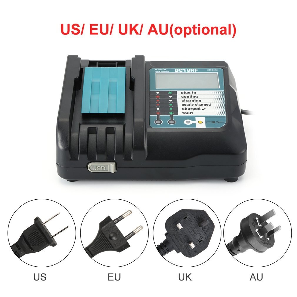 Bonadget 4A DC18RC Fast Battery Charger Compatible With Makita 14.4V - View #11