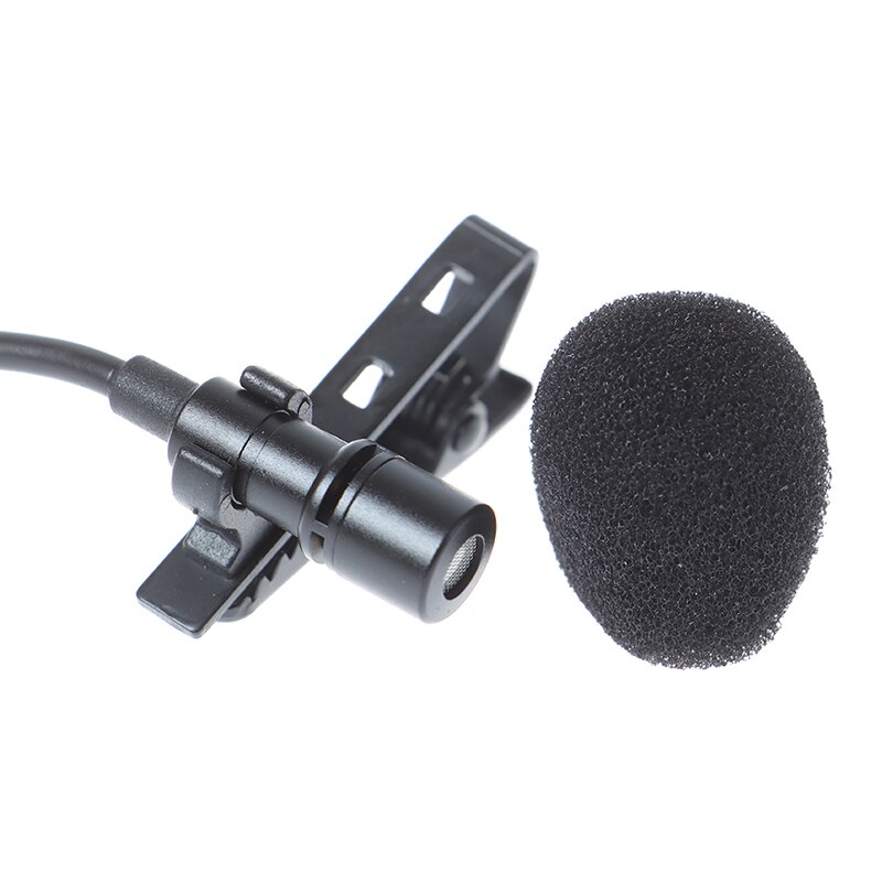 Draagbare Usb Mini Microfoon 2 M Revers Lavalier Mic Clip-On Externe Knoopsgat Microfoons Voor Laptop Pc Computer Opname chat