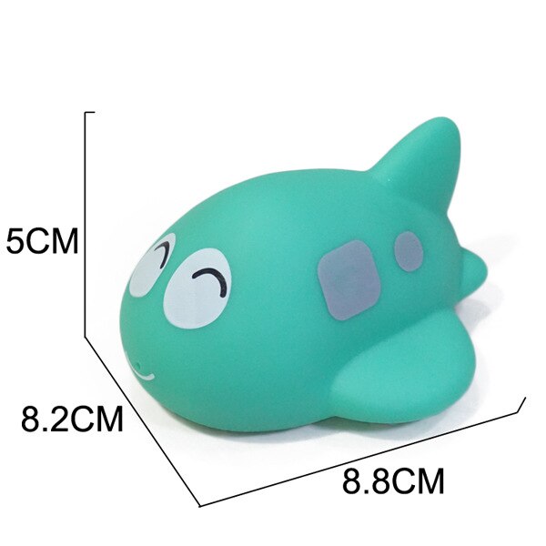 Cold Bath Toy Pool Baby Toy Child Water Colorful Fighter Submarine Train Car Boat Soft Rubber Toy Boy Girl Safety: 10