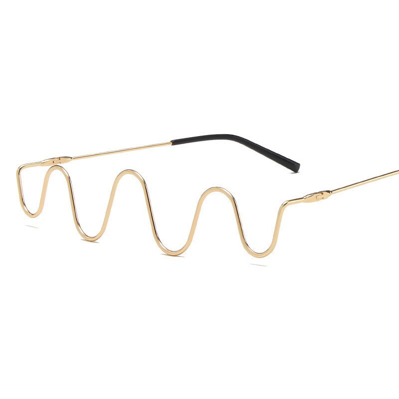 Leonlion Retro Bril Frame Vrouwen Luxe Brillen Frame Vrouwen/Mannen Grappige Brillen Voor Vrouwen Vintage Oculos De sol: Gold