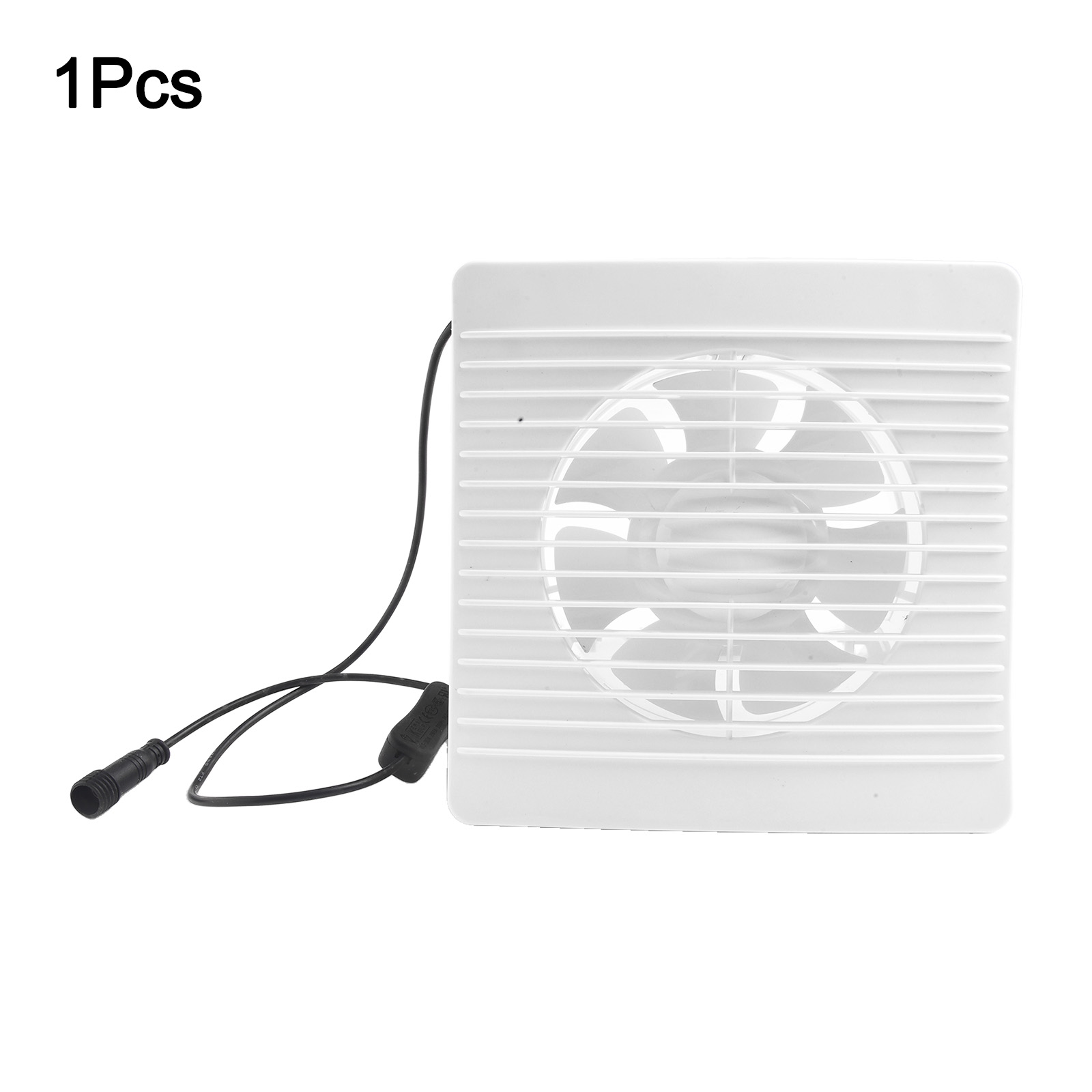 1pc Fan 12V Bathroom Extractor Fan Silent Fan Solar Vent Fan For Wall/Ceiling Mounted Home Improvement Air Ventilation Parts