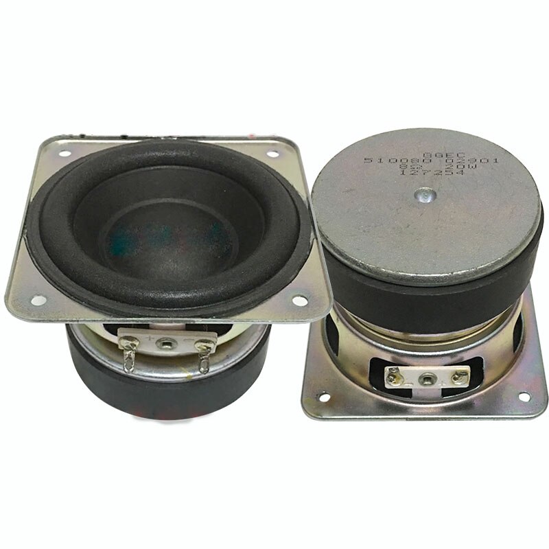 3 Inch HIFI Deep Bass Subwoofer Speaker Unit Big Coil Super Power Woofer Loudspeaker For Home Theater 1PC