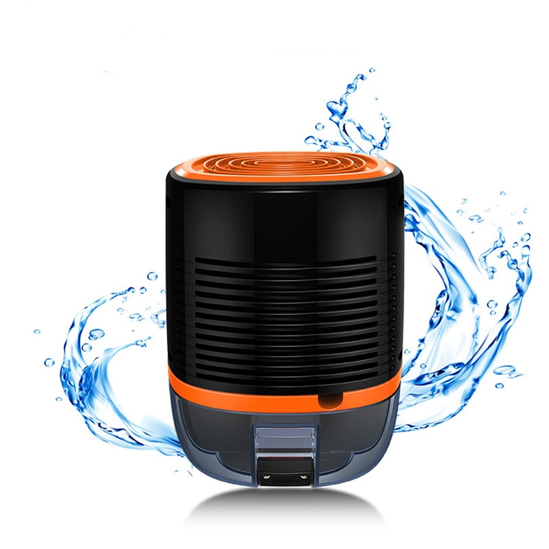 Mini déshumidificateur domestique électrique avec prise EU US, machine de desséchage de sous-sol, absorbeur d'humidité, séchoir à air: Black / Ue Plug
