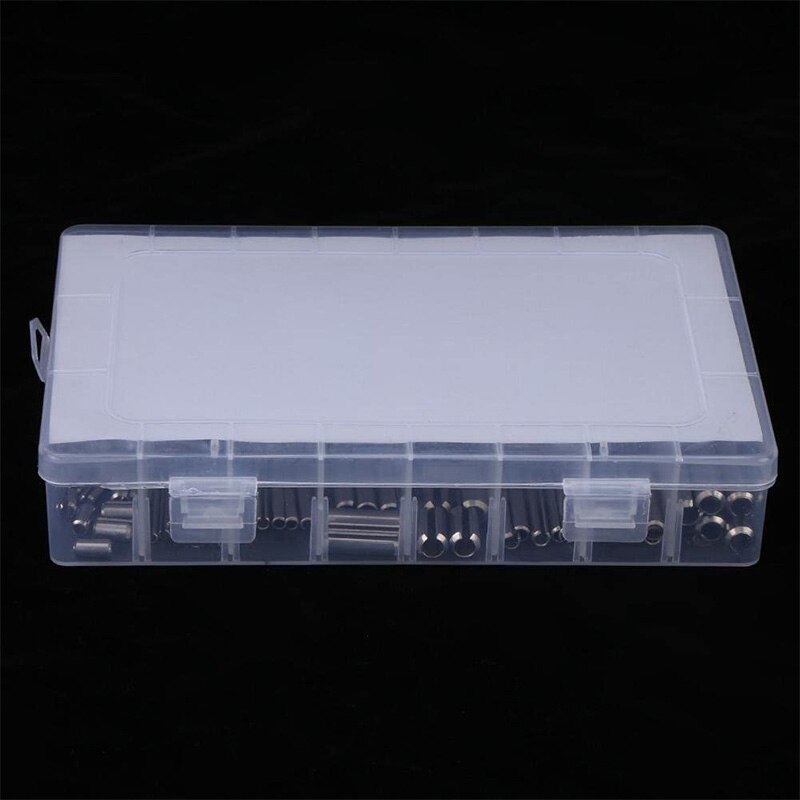 SHGO -280Pcs Stainless Steel Slotted Spring Pin Assortment Kit, Split Spring Dowel Tension Roll Pins with Box