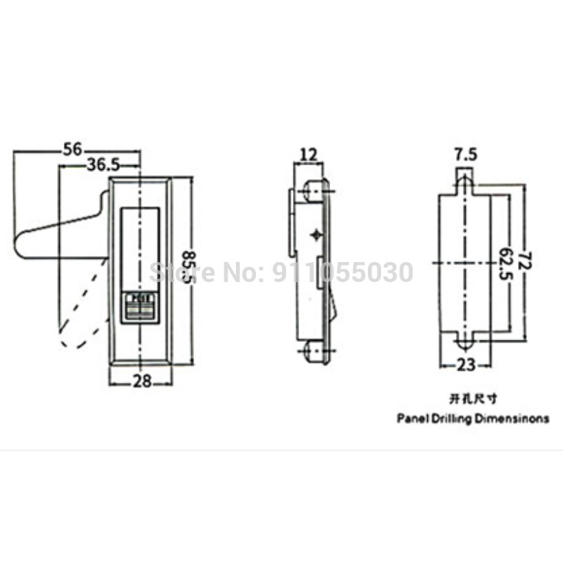 Rode Drukknop Kabinet Cam Lock Silver Drukknop Panel Lock MS603 Push To Open Elektrische Kast Push Lock MS720 1 Pc