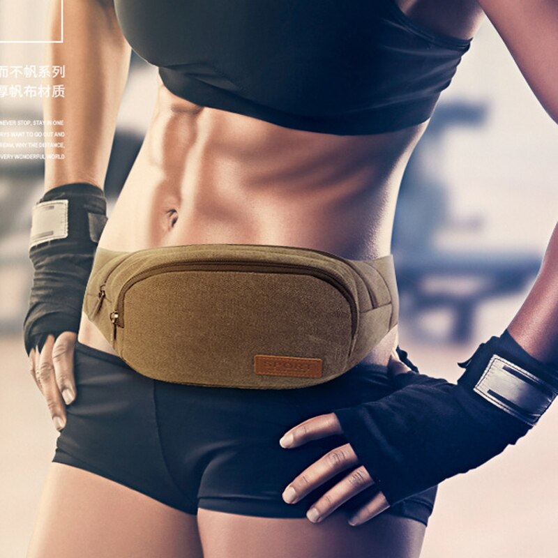 Vintage heren canvas heuptasjes heuptasje heren casual heuptasjes dames tas portemonnee kleine tassen zzq 01