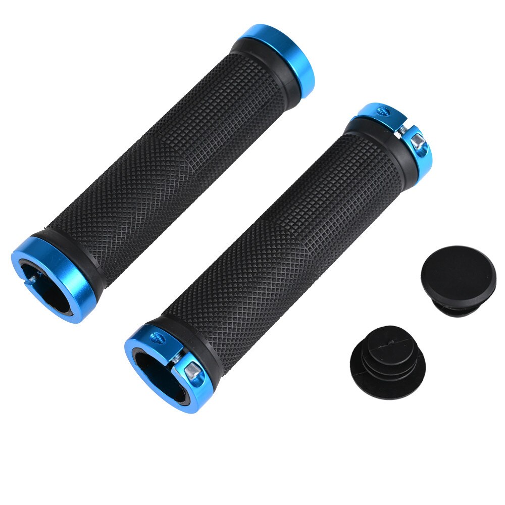 Mtb Fiets Grips Bilaterale Slot Fiets Handvat Bar Grips Fietsonderdelen Antislip Mountainbike Accessoires Fietsen Grips: D