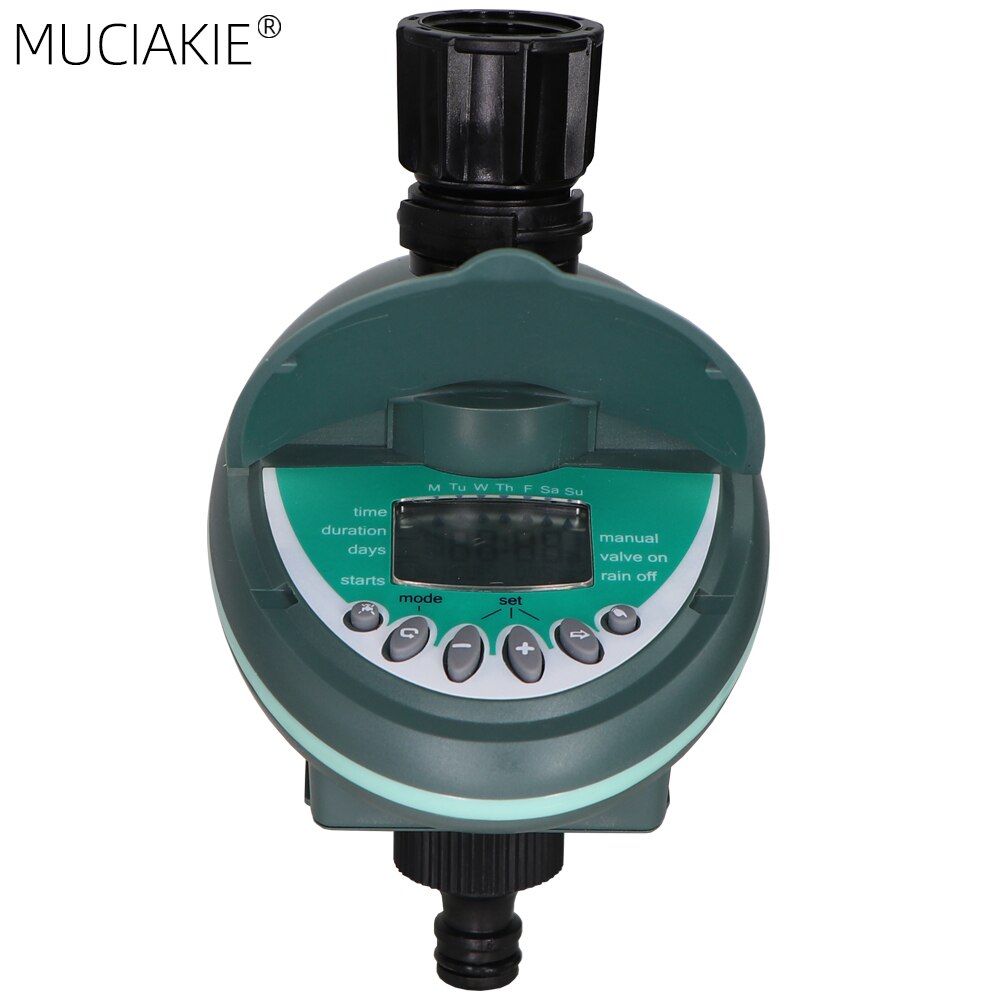 Temporizador de riego programable para jardín, controlador de sistema de riego por goteo, pantalla LCD programable automática, para balcón, patio, plantas