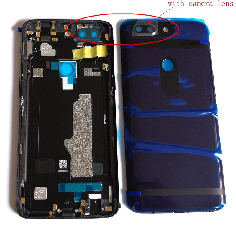 Phone Back Cover for OnePlus 5T A5010 - Metal Replacement Housing Frame with Camera Lens
