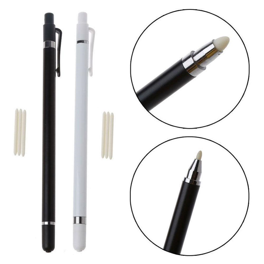 2 In 1 Touch Screen Pen Stylus Thin Capacitive Universal For Tablet Phone PC Durable Anti-fingerprint Soft Nibs Double Nibs
