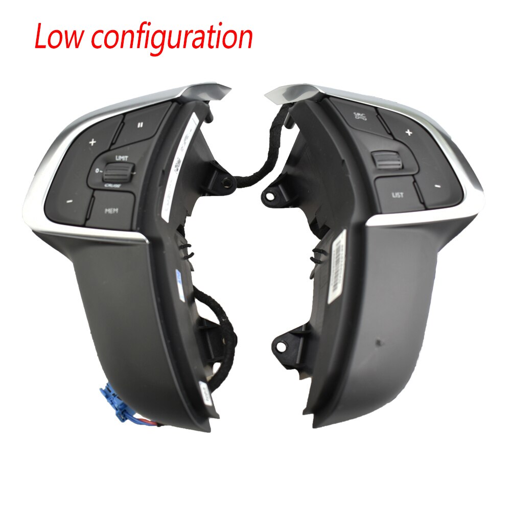 Botón de control de volante para Citroen C4 DS4, interruptor de volumen de teléfono con límite de velocidad, Botón multifunción: Low configuration