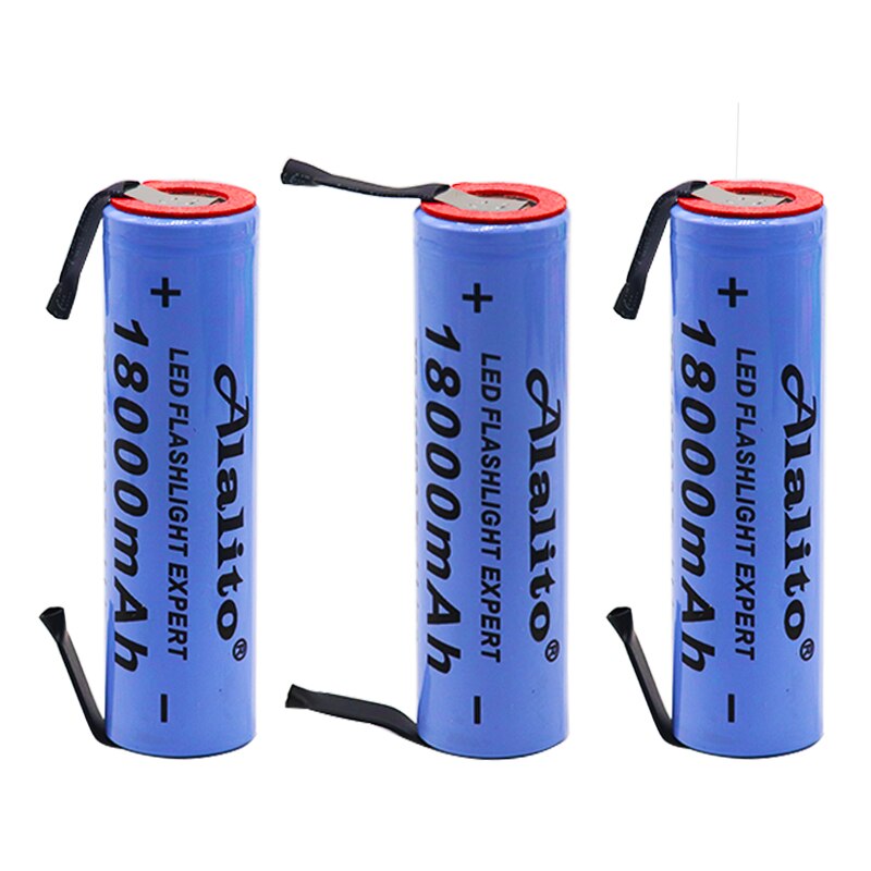 100% Original 3,7 v 18000mah 18650 Lithium-Akku Für Energie Werkzeug Schweißen Nickel Blatt batterien Pack