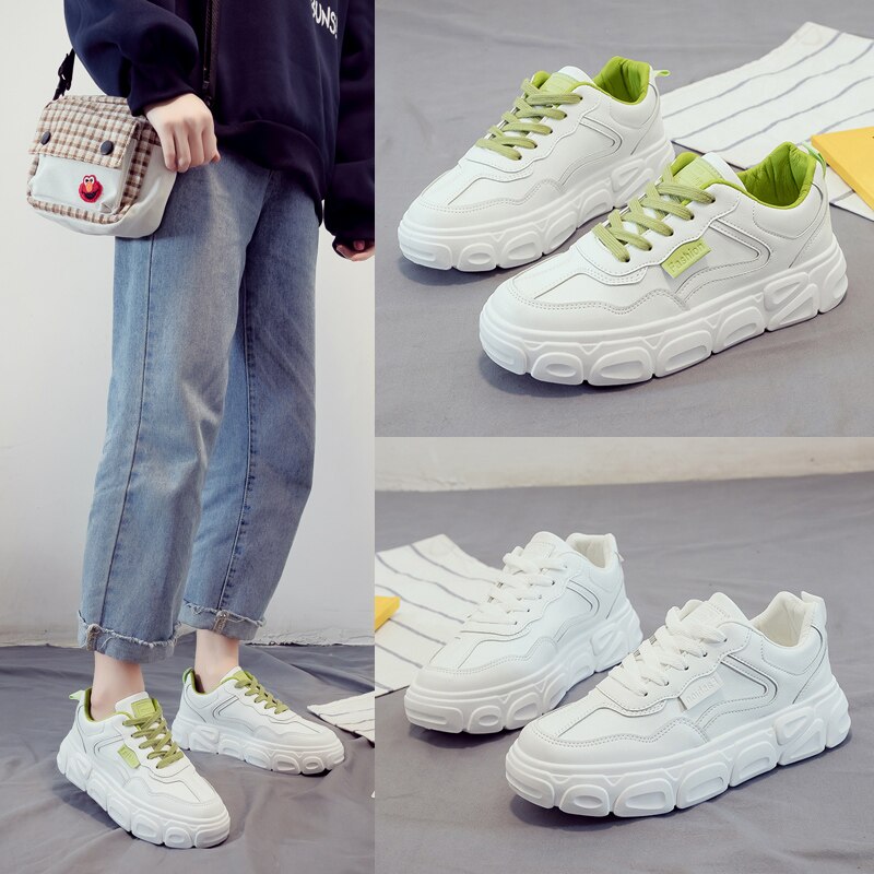 Spring Tennis Shoes for Women Athletic White Female Leather Sneakers Gym Fitness Sport Shoes Tenis Feminino Chaussure Femme
