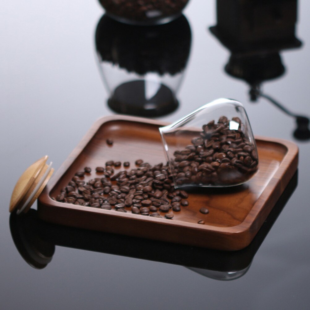 Kształt grzyba szklany słoik ziarna kanister zamknięty pojemnik robić przechowywania żywności na luźną herbata kawa fasola