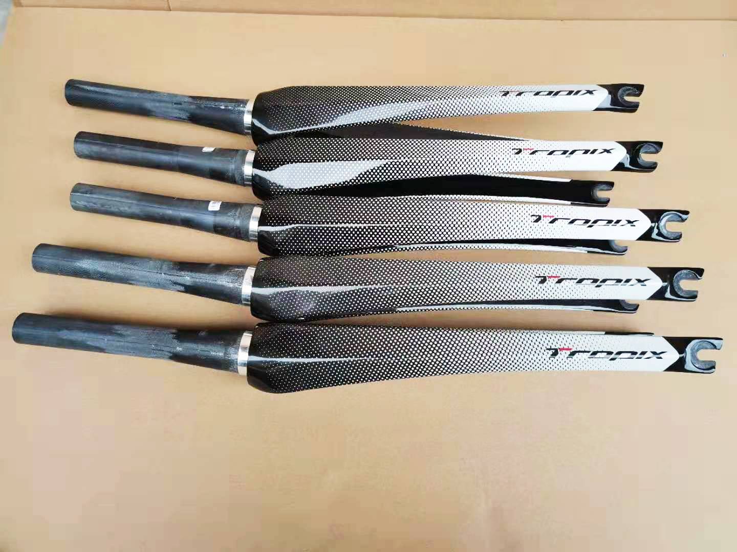 Laatste Hoge Fiets Onderdelen Fiets Voorvork Racefiets Vork Carbon + Aluminium Fietsen Onderdelen 700c Vorken Gloss fietsonderdelen