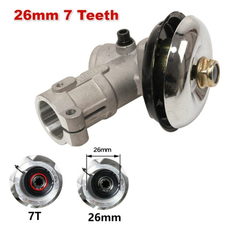 26mm/28mm Trimmer Gearbox Gearhead Brushcutter Grass Trimmer Replace Gear Head Lawn Mower Parts Gardening Tool 7 9 Teeth