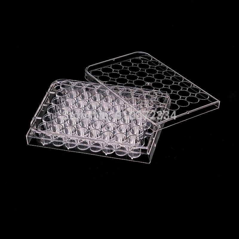 5pcs 6/12/24/48/96/384 hole Disposable Cell culture plate Bacterial culture plate enzyme label plate sterilization packaging