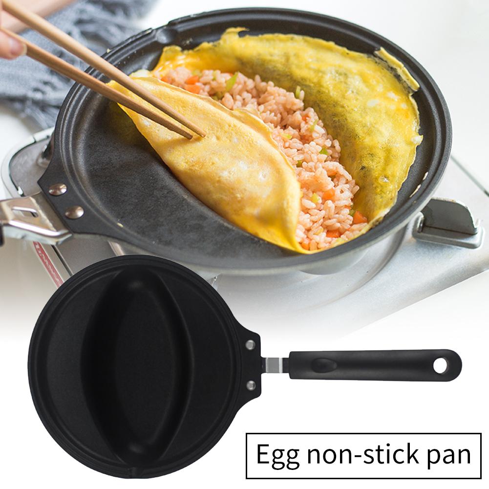 Omelet Rijst Pan Platte Anti-aanbak Koekenpan Restaurant Ei Dumplings Omelet Rice Mold Omurice Mold Non-stick Pan Veilig koken Pan: Default Title