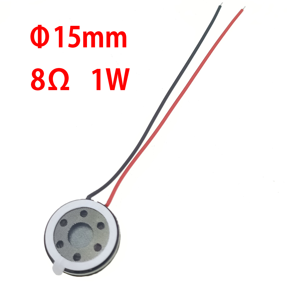 Mini haut-parleur ultra-fin, 8 ohms, 8R, 1w, diamètre 15mm, 18mm, 20mm, 23mm, 25mm, 26mm, haut-parleur pour jouets MP3, téléphones de bricolage: Rose / Bundle 3