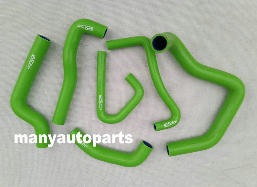 VOOR KAWASAKI NINJA ZX6R HI-PERF SILICONEN KOELVLOEISTOF SLANG KIT BLAUW 2007 07 08