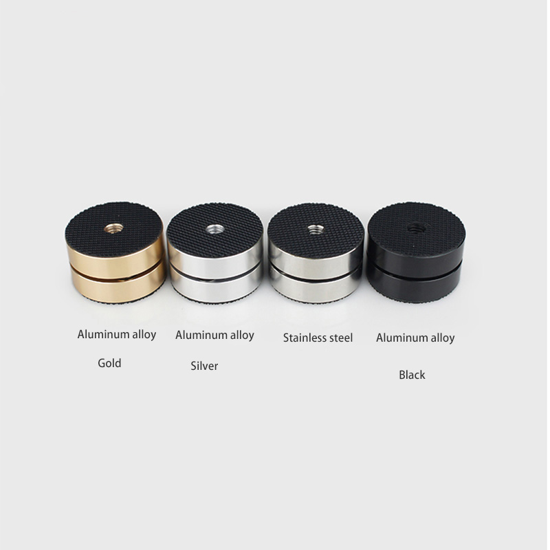 Suporte de alto-falante de áudio hifi, almofada de pé anti-choque, pés de isolamento de pico para amplificador, pré-amplificador dac, alto-falante, reprodutor de gravação de vinil