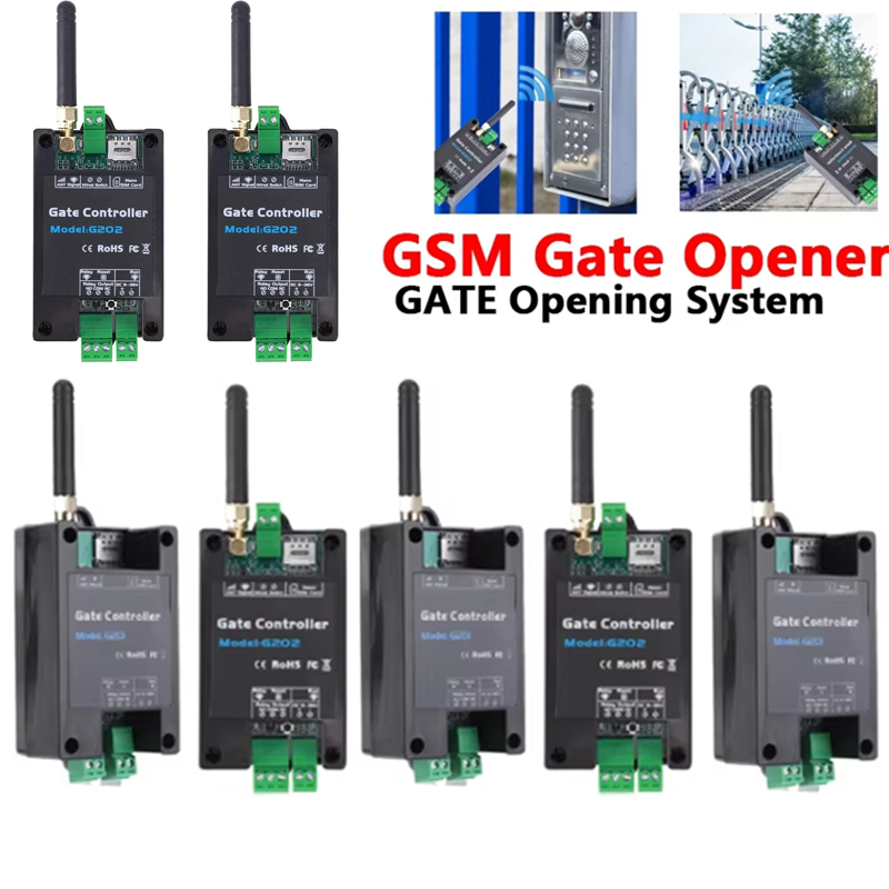 GSM Gate Controller 2G/3G Afstandsbediening Toegangscontrole Deuropener Relais Schakelaar Draadloze Afstandsbediening Toegang Garagedeuropener(2G