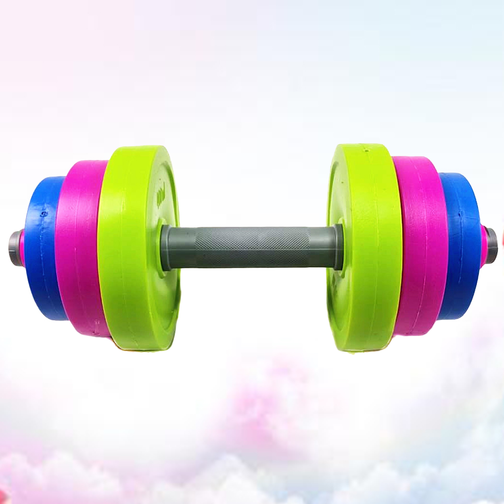 1 Set Practical Children Dumbbell Bodybuilding Exercise Equipment Training Arm Muscle Fitness for Kids Gym Home (Short Style)