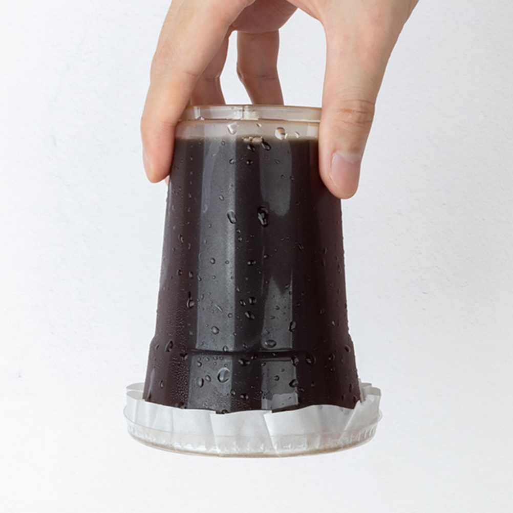 500pcs Drink Cup Sealing Paper Leak Proof Sealing Papers Cup Sealing Papers