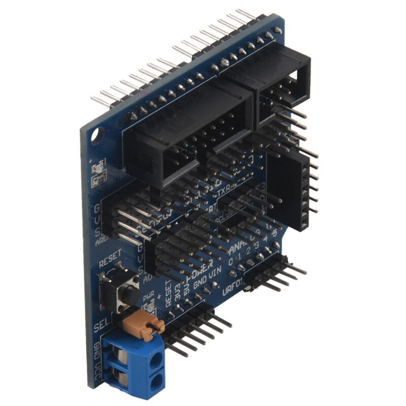 Para Arduino / Genuino UNO R3 Shield de Sensor V5.0 Placa de extensión E3B3