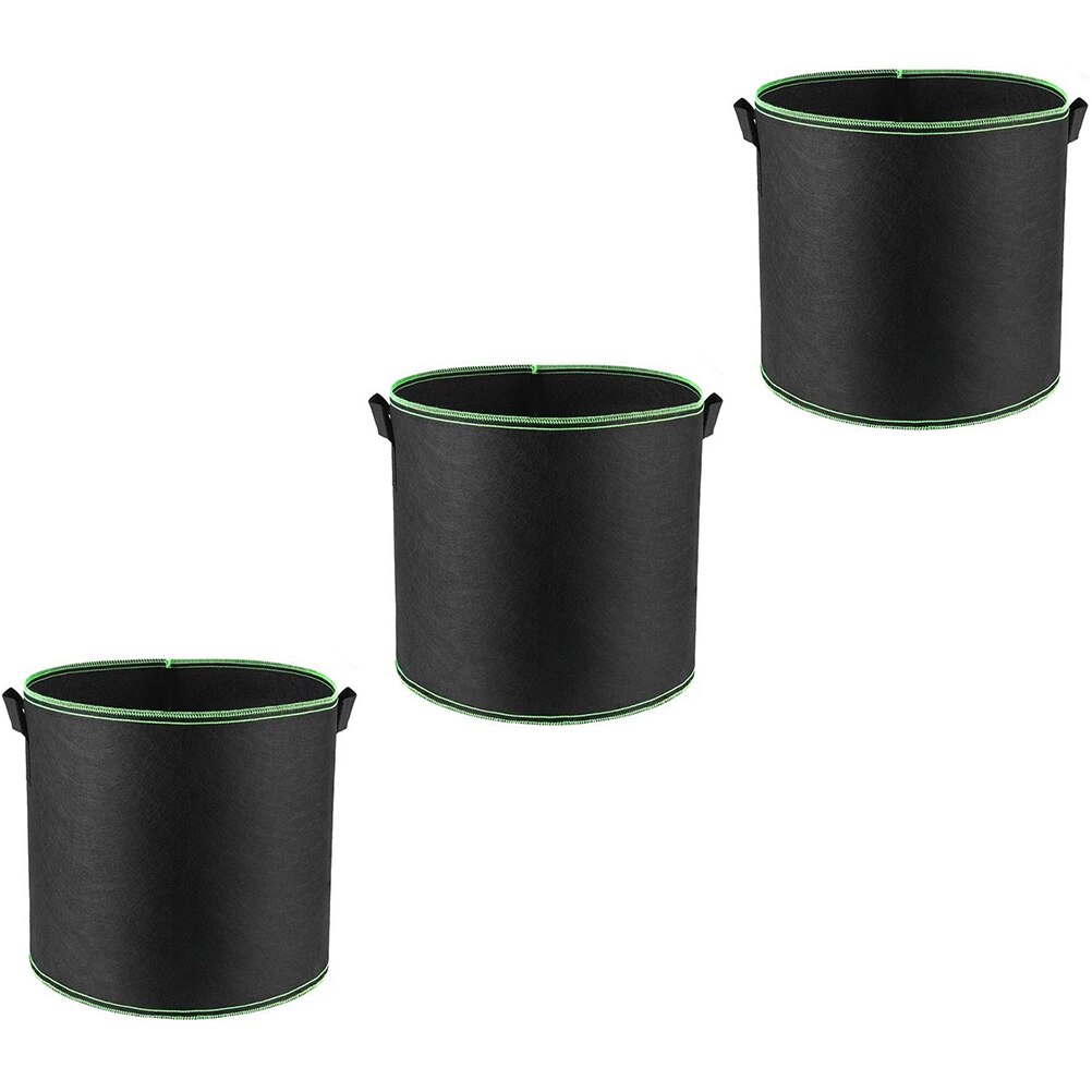 3 Pcs Planten Zakken Fijne Unieke Plant Opslag Pouch Non-woven Planten Zakken Plantaardige Tassen Tuin Planten Pouch
