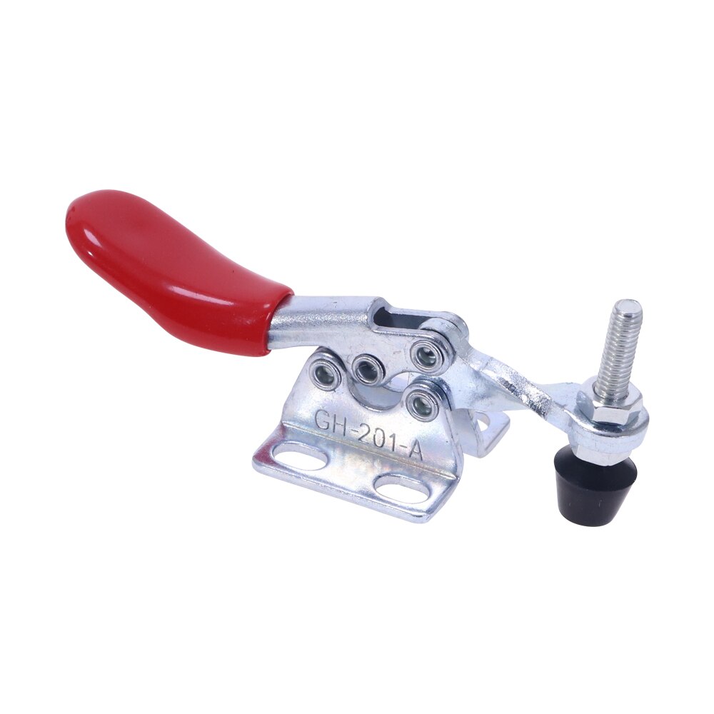 4pcs GH-201A Horizontal Toggle Clamp Quick-Release Toggle Clamps Set 27KG Vertical Toggle Clamp Hand Clip Tool