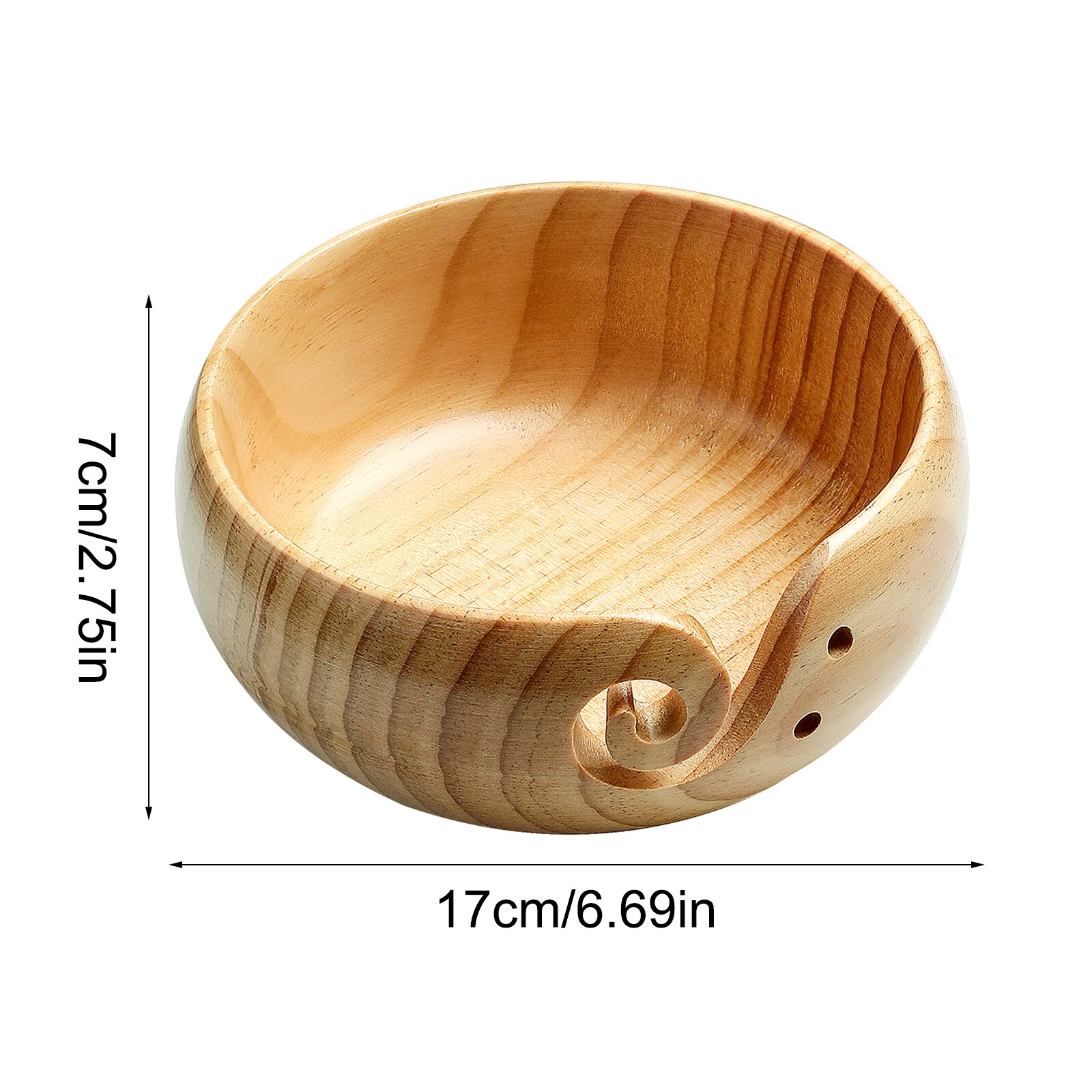 Organizer miska miseczka bambusowa przędza bambusowa miska wełna miska dziewiarska miska okrągła bambusowa Wykonany ręcznie Dom robienie na drutach Organizer miska: B