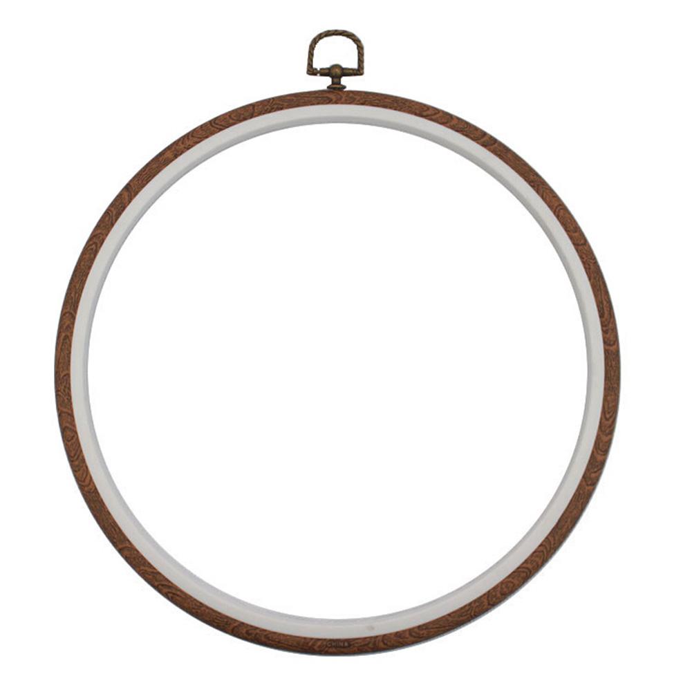 8 Sizes Wooden Plastic Frame Embroidery Hoop Ring Circle Round Loop For Cross Stitch Machine Hand DIY Needlecraft Sewing Tools: 26cm