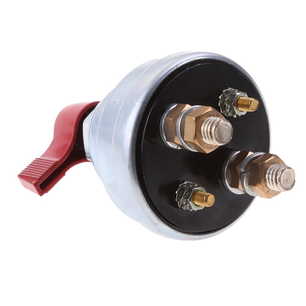 Master Car Battery Disconnect Switch 4 Post DPST Kill Cut Off ON-OFF
