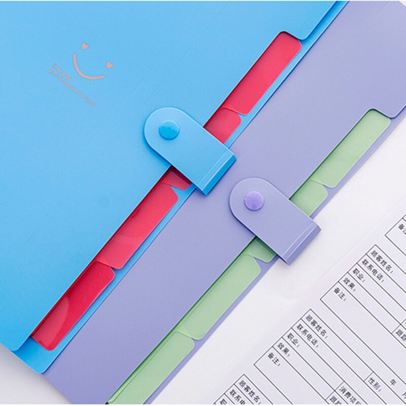Waterproof Expanding A4 File Bag Organizer Data Book Document Large Capacity File Bill Folder Holder Portfolio Office Stationery