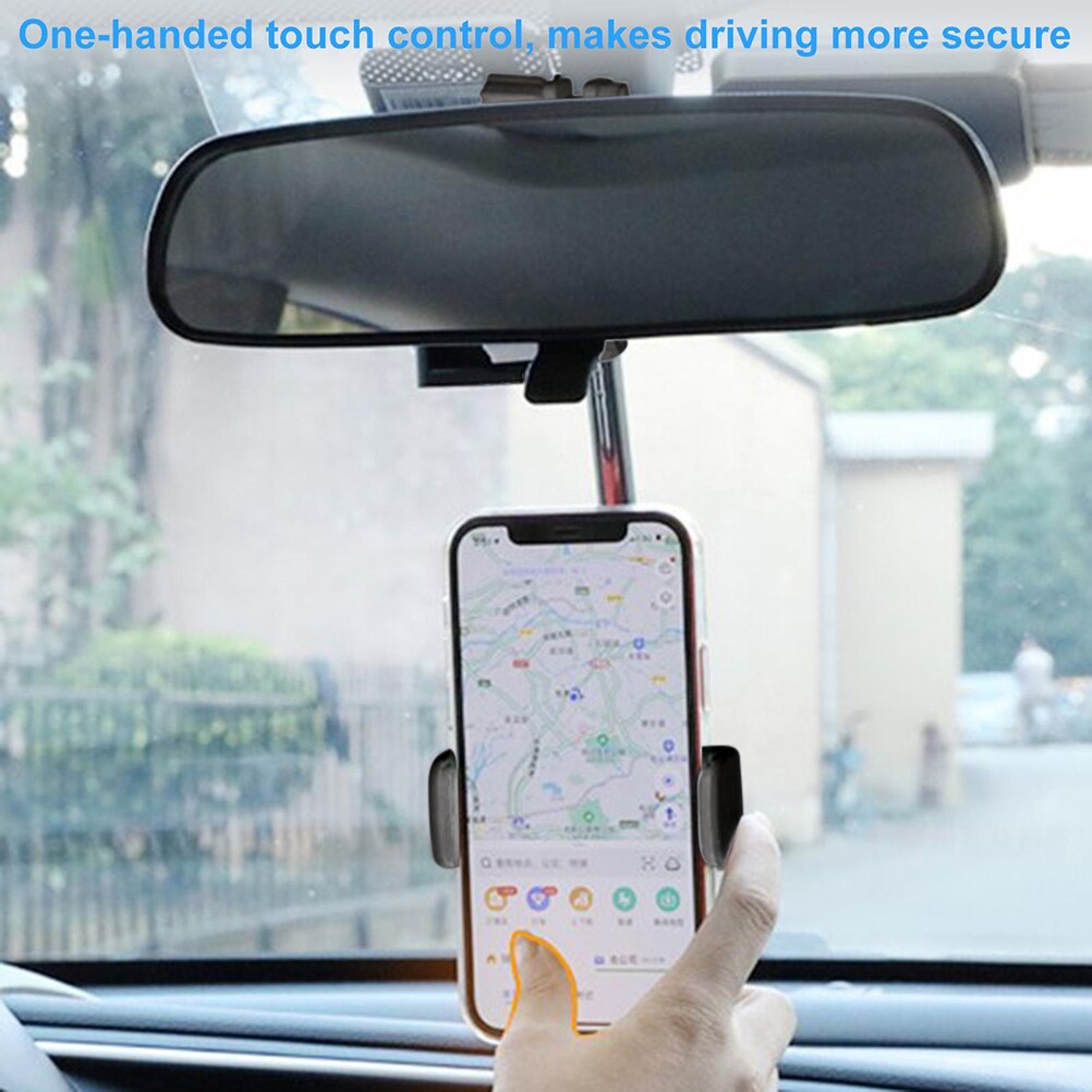 Universal- Auto Telefon Halfter 360 Grad Rotierenden Telefon Halfter Smartphone Ständer Auto Rückspiegel Montieren Telefon Halfter