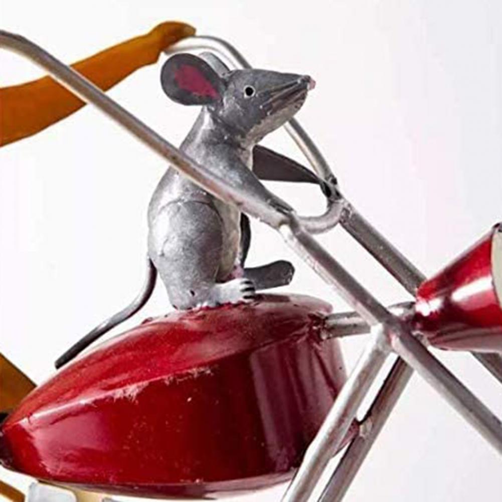 1 ensemble de tourne-vent décoratif pour le jardin, attrayant, en métal, pour moto