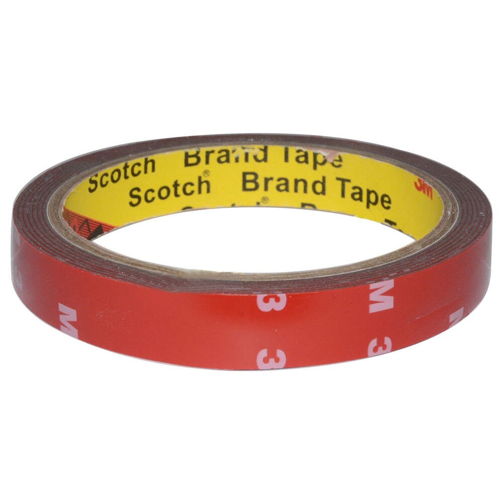 3M Automotive Acrylic Plus Double Sided Adhensive Attachment Tape Auto Car Truck Van (3 Meters Length/Roll): 15mm