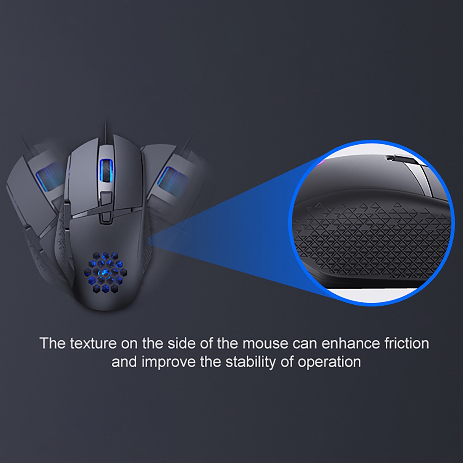 t90 Hollowed Wired Mechanical Mouse Imice Wired Game Mouse USB Interface Hollowed Out 7200Dpi Fire Key#30