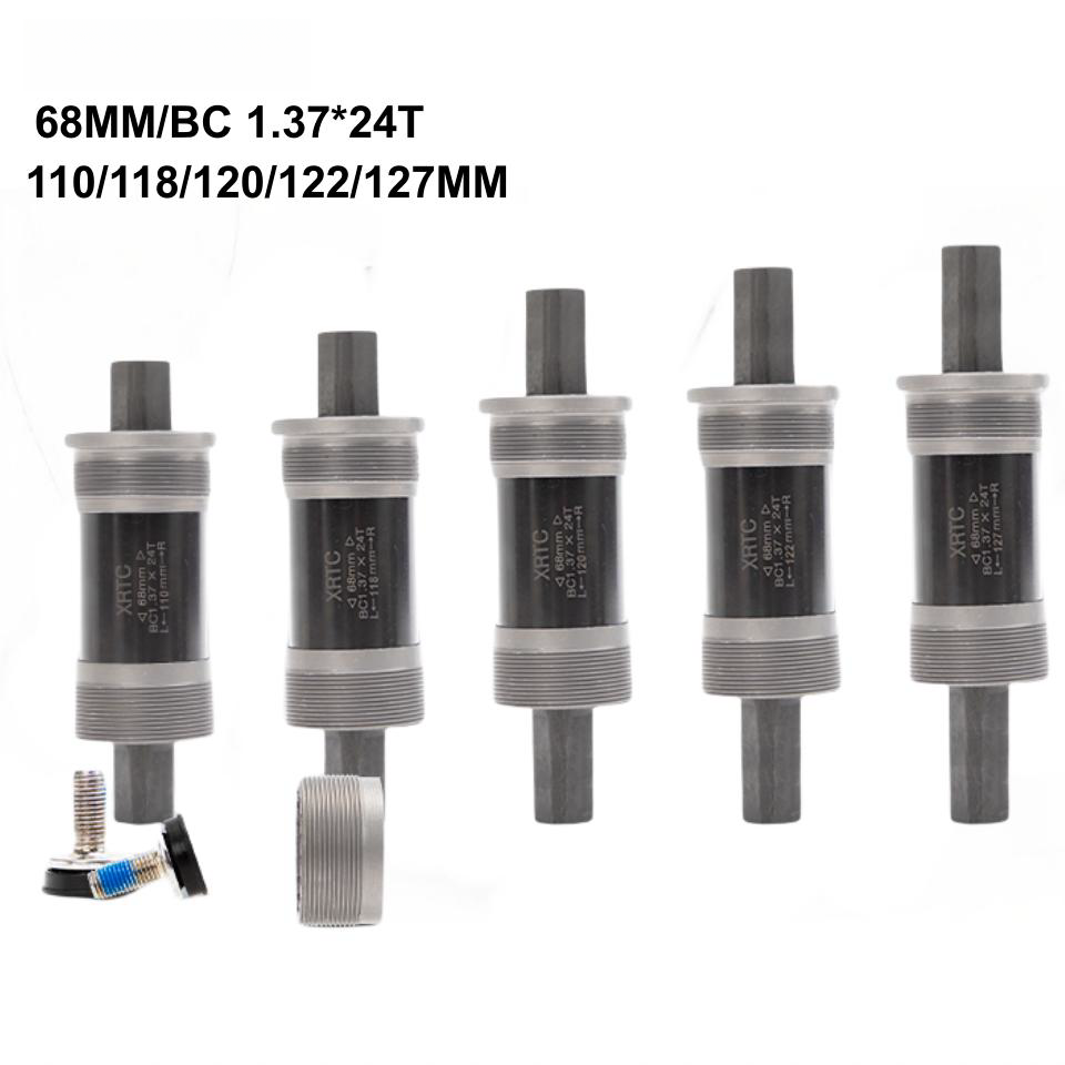 Bike Bottom Bracket,Square-Taper Bottom Bracket 68mm, 110/118/120/122/127MM