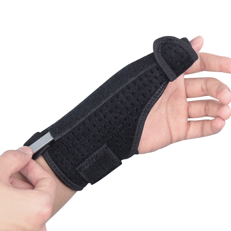 1 stk håndledsstøtte tommelfinger håndskinne stabilisator gigt handske tommelfinger håndledsbeskytter venstre højre hånd