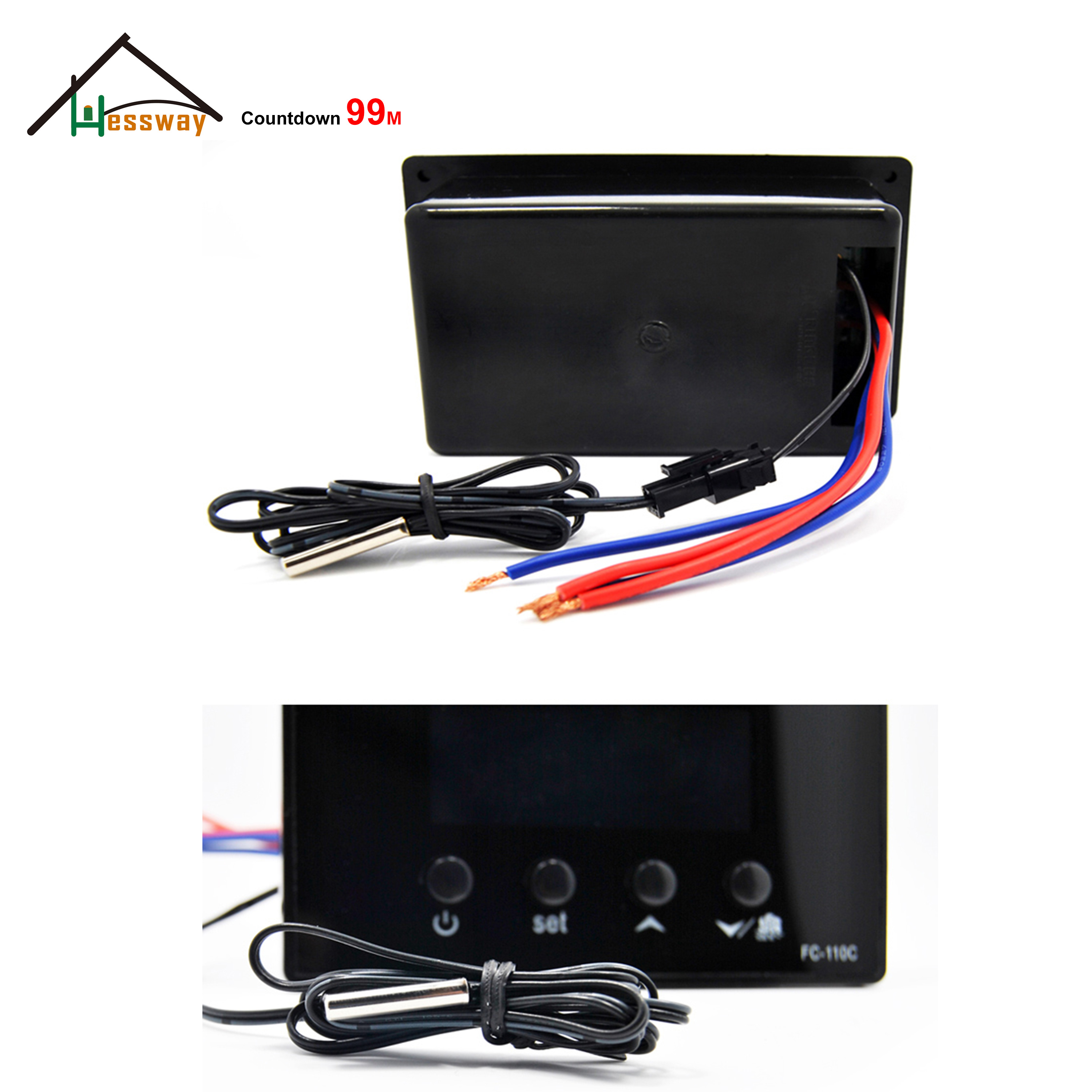 Mini controlador de temperatura para Sauna, dispositivo Digital LCD con Spa para pies
