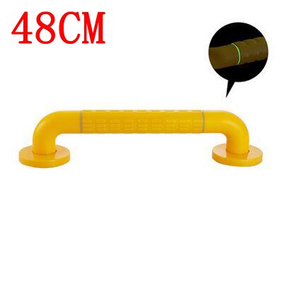 20~50cm Stainless Steel safety grab bars,Bathroom bathtub grab bars yellow/white,Toilet non skid railing for disabled/old people: 08 Yellow 48cm