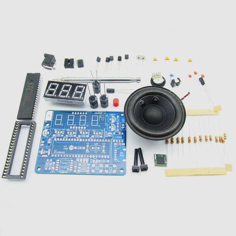 Diy Fm Radio Kit Elektronische Leren Monteren School Uitgezonden Set Radio Onderdelen Studie Voor Beginner Onderwijs Z1D0