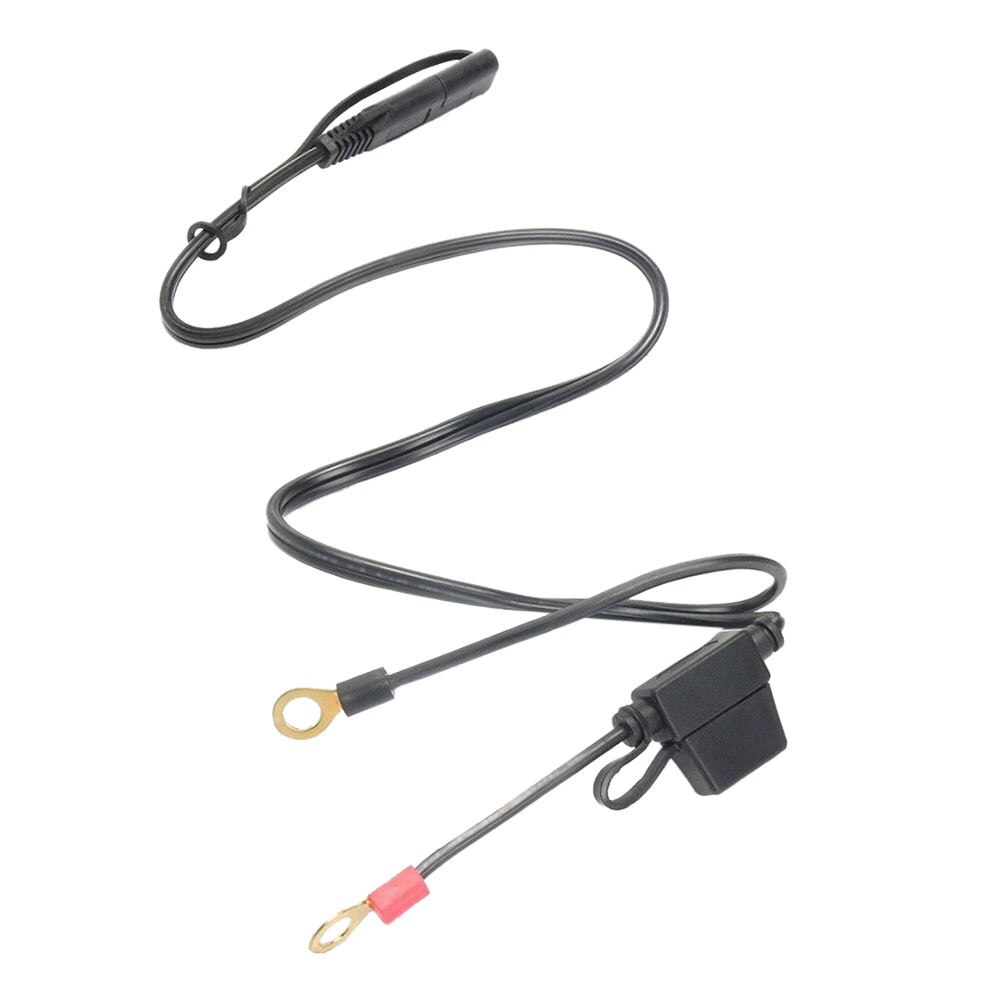 12V Motorcycle Battery Charger Adapter Cable Terminal To SAE Quick Disconnect Motorcycle Battery Output Terminal Ring Connector