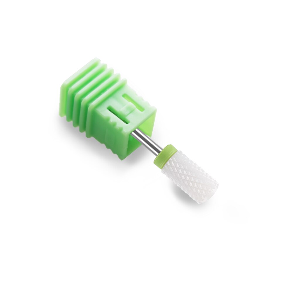 Cilindro grande cilíndrico broca superior lisa-corte transversal-broca de clavo de cerámica-dos direcciones (para uso en todas las manos): C