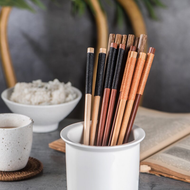 Koreańskie pałeczki pałeczki robić Sushi palillos chinos bagietka chinoise ręcznie robione japońskie drewniane patyczki zastawa stołowa