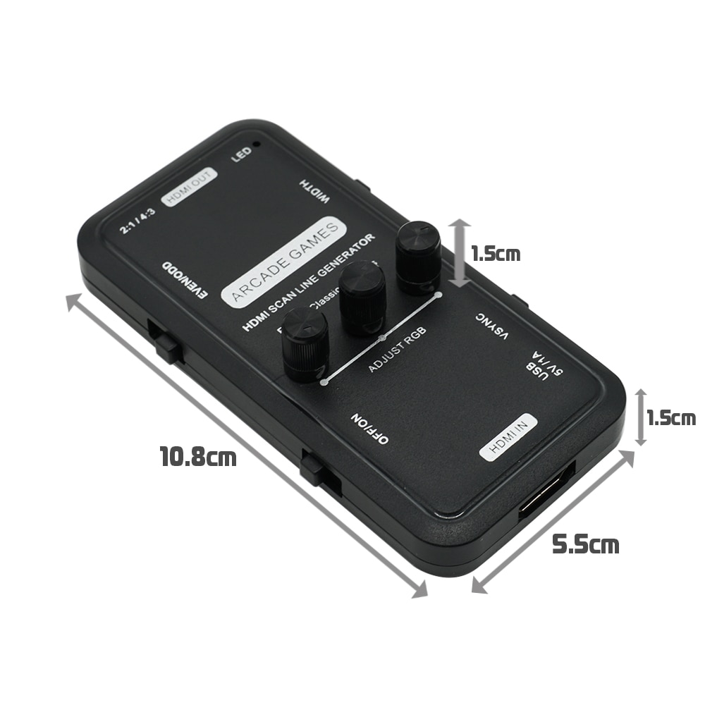 Voor Hdmi Scanline Generator Scanner Voor Retro Games/Gamers/Mame/Emulators/Arcades Voor Schakelaar/Xbox 360 / PS4